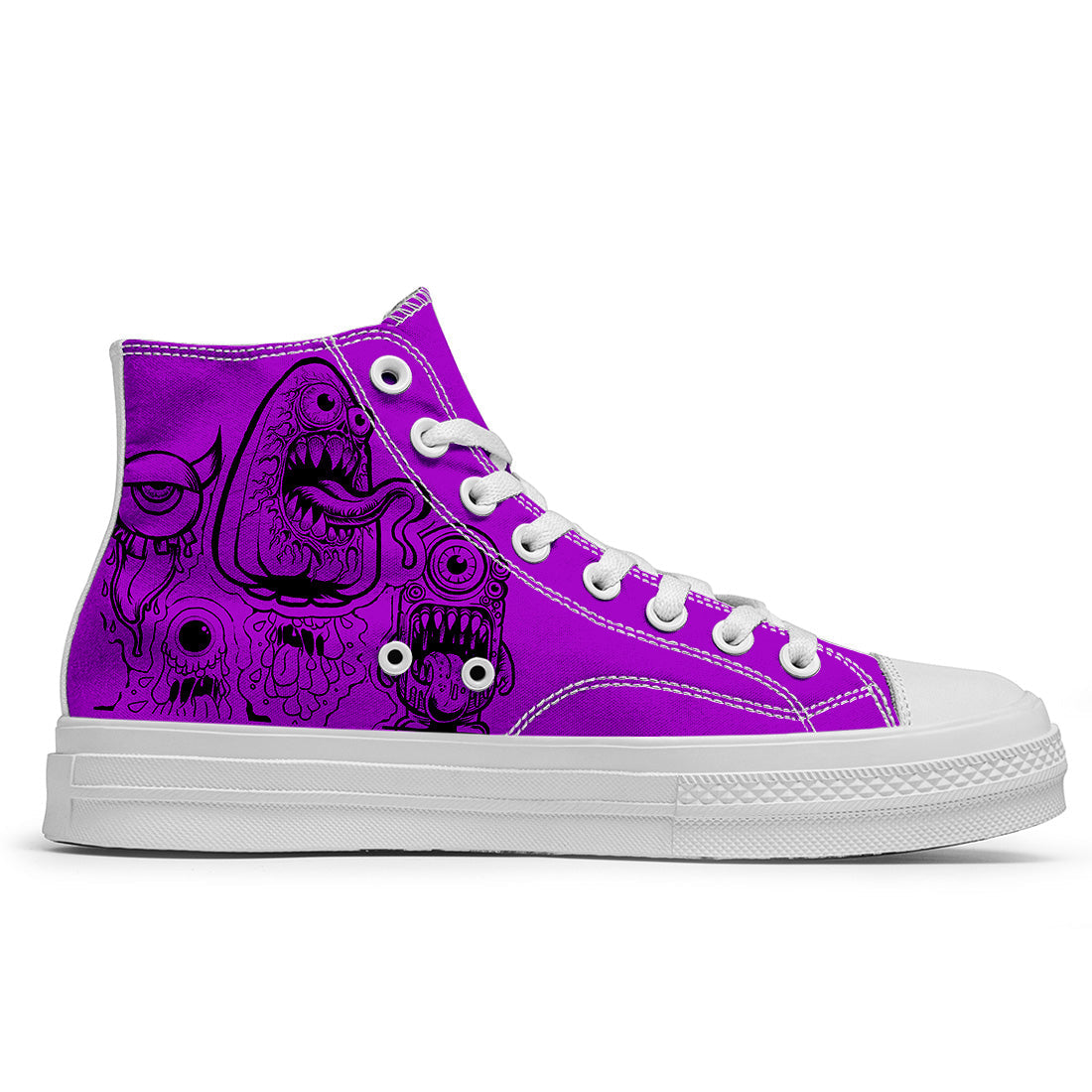 Highlight Your Fashion With Men's and Women's Mid-Top Canvas Shoes
