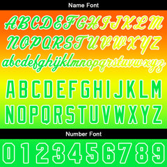 Custom Gradient Sweatshirt Hoodie For Man Woman Girl Boy Print Your Logo Name Number Orange Yellow Green