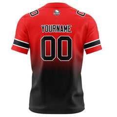 Custom Gradient Football Jerseys Personalized Name Number Logo for Adults Kids & Teams
