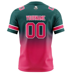 Custom Gradient Football Jerseys Personalized Name Number Logo for Adults Kids & Teams