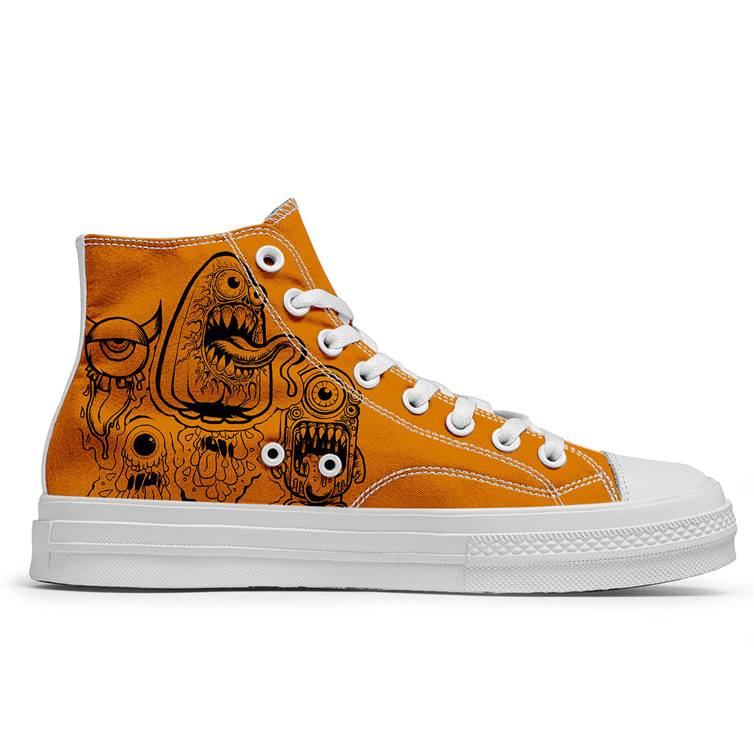 Highlight Your Fashion With Men's and Women's Mid-Top Canvas Shoes