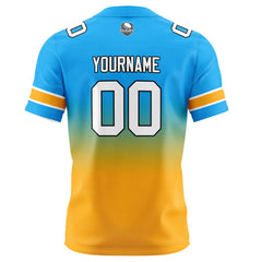 Custom Gradient Football Jerseys Personalized Name Number Logo for Adults Kids & Teams