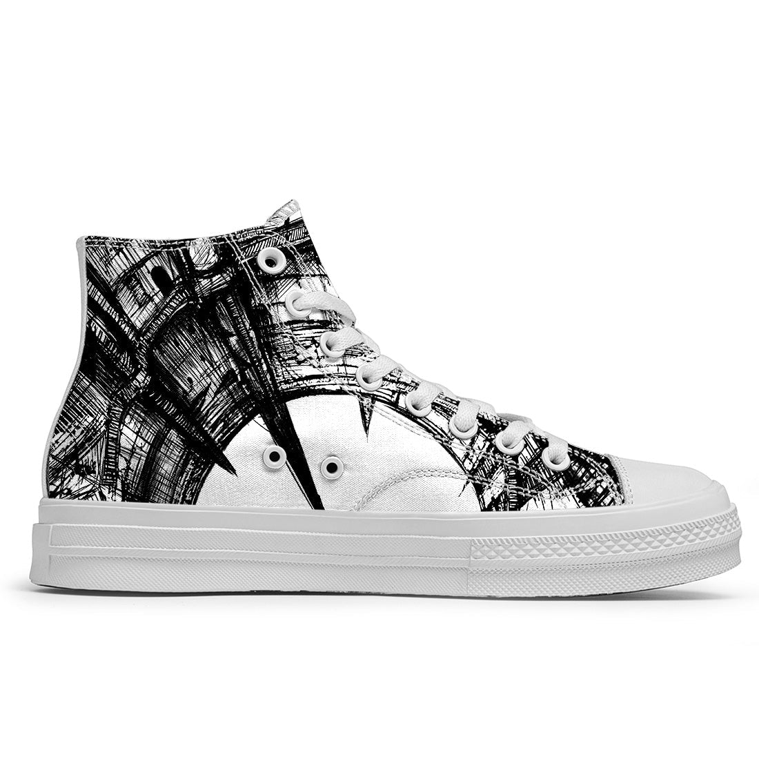 Highlight Your Fashion With Men's and Women's Mid-Top Canvas Shoes