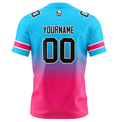 Custom Gradient Football Jerseys Personalized Name Number Logo for Adults Kids & Teams