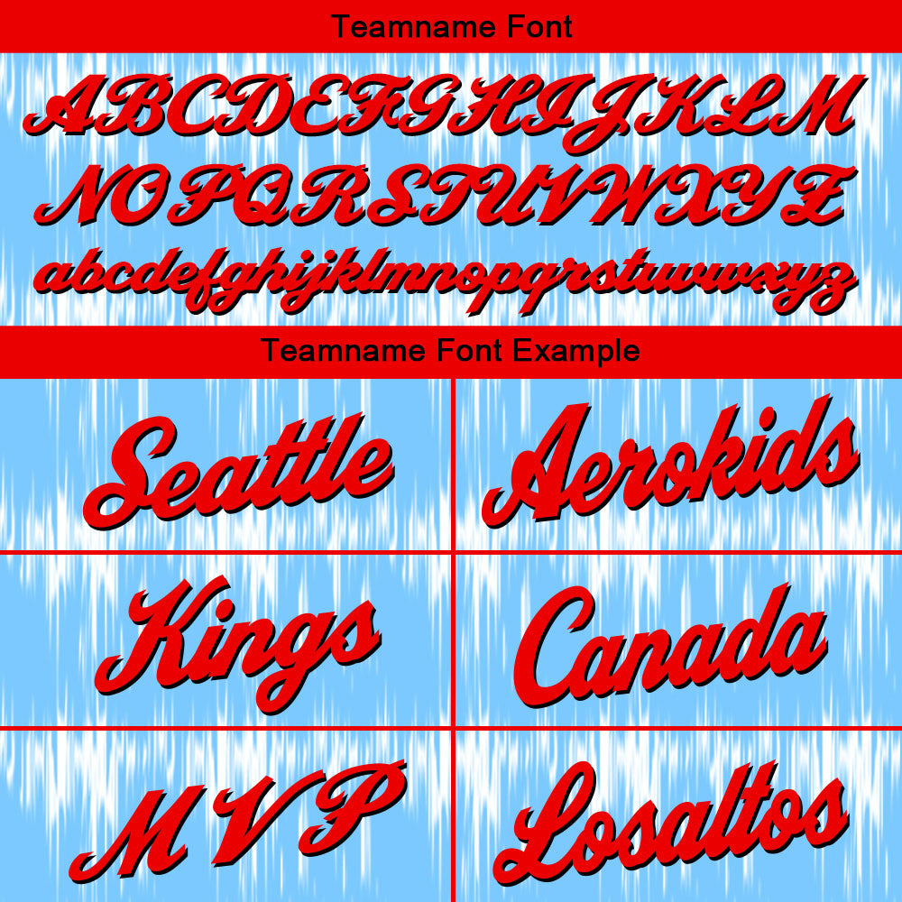 Custom Acoustic Wave Light Blue Basketball Jersey Uniform Suit Printed Your Logo Name Number