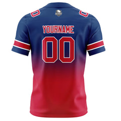 Custom Gradient Football Jerseys Personalized Name Number Logo for Adults Kids & Teams