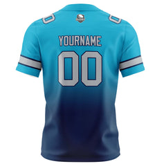 Custom Gradient Football Jerseys Personalized Name Number Logo for Adults Kids & Teams