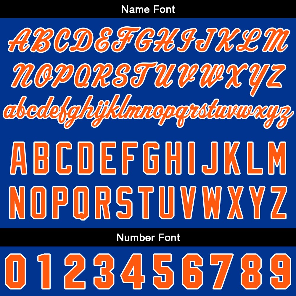 Custom Gradient Sweatshirt Hoodie For Man Woman Girl Boy Print Your Logo Name Number Royal Orange