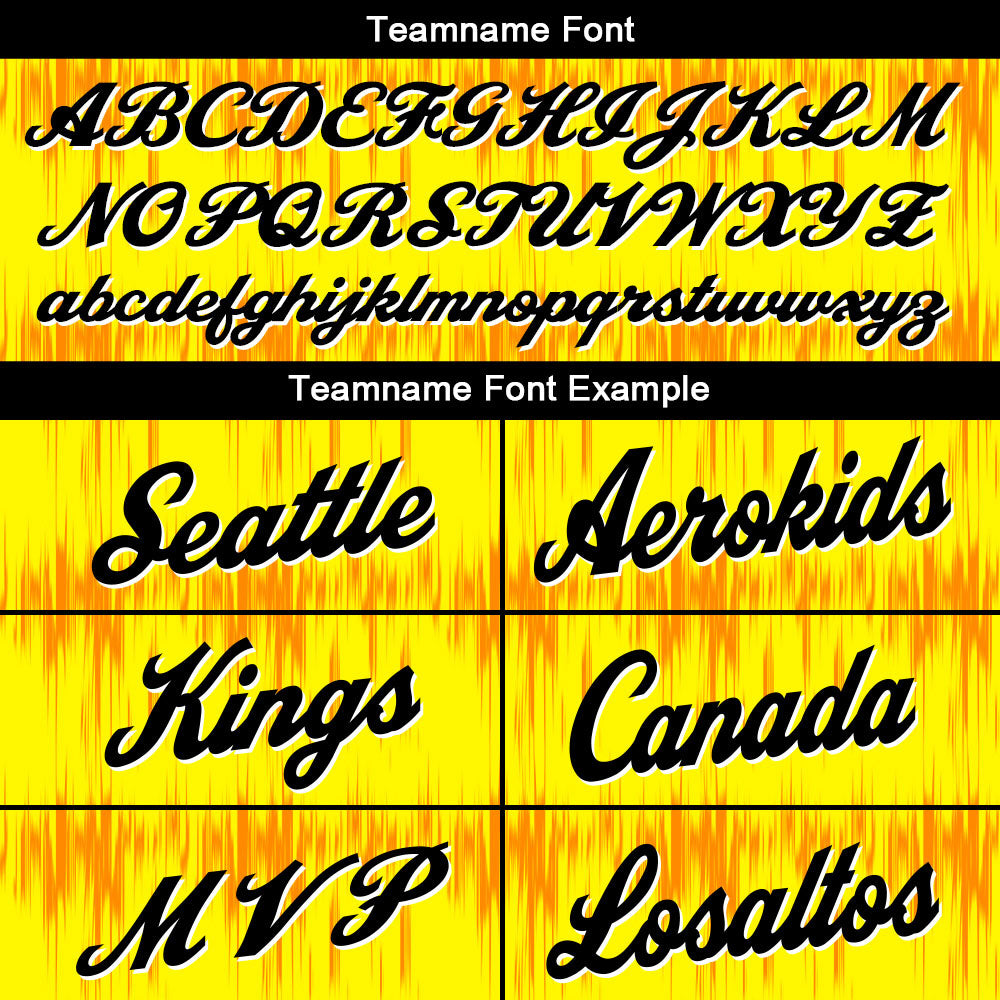 Custom Acoustic Wave Yellow Basketball Jersey Uniform Suit Printed Your Logo Name Number