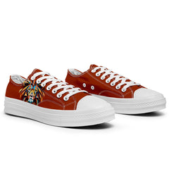 Highlight Your Fashion With Men's and Women's Low-Top Canvas Shoes Lion