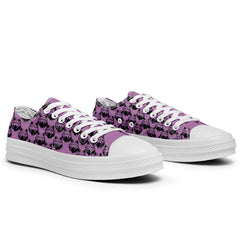 Highlight Your Fashion With Men's and Women's Low-Top Canvas Shoes Wolf
