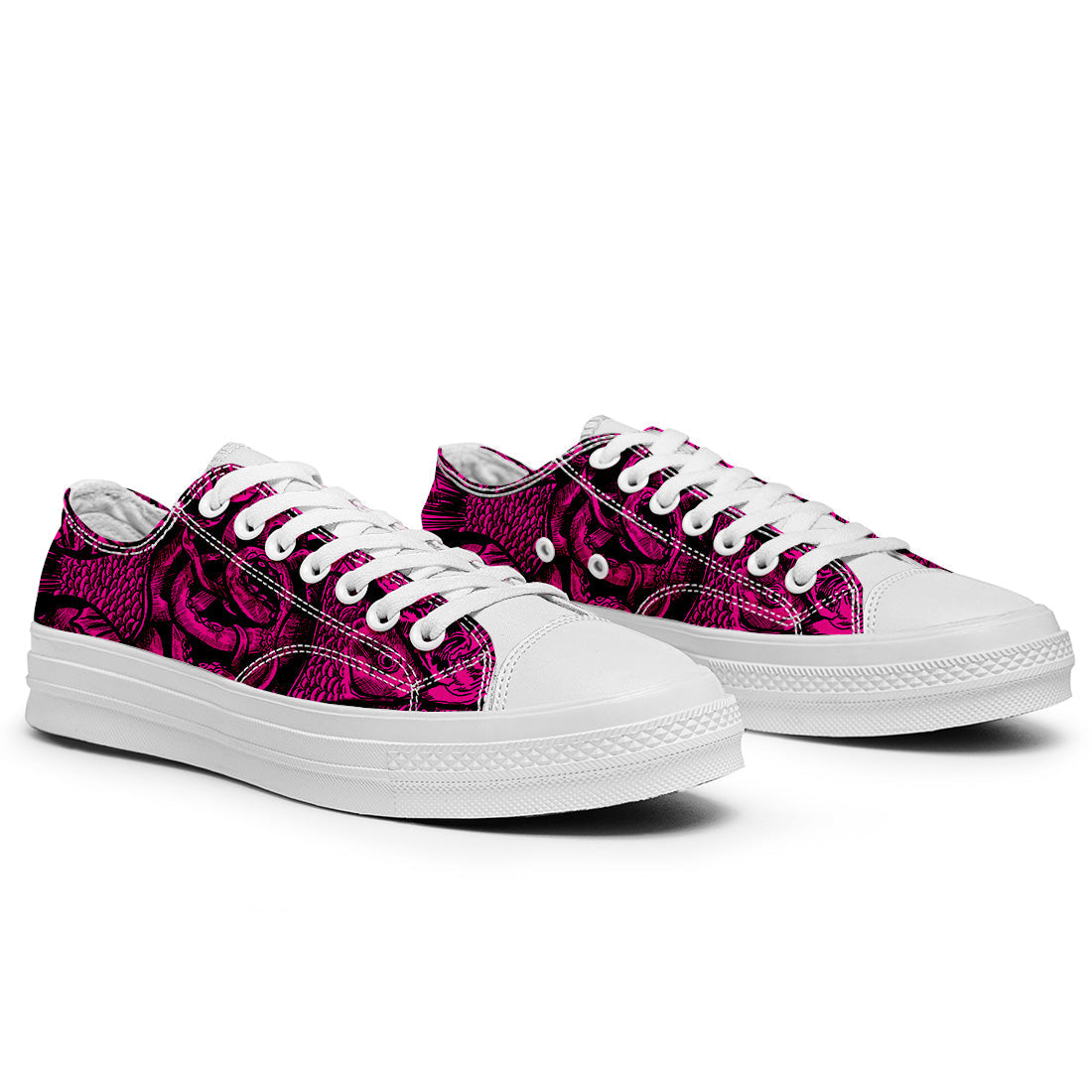 Highlight Your Fashion With Men's and Women's Low-Top Canvas Shoes  Fish