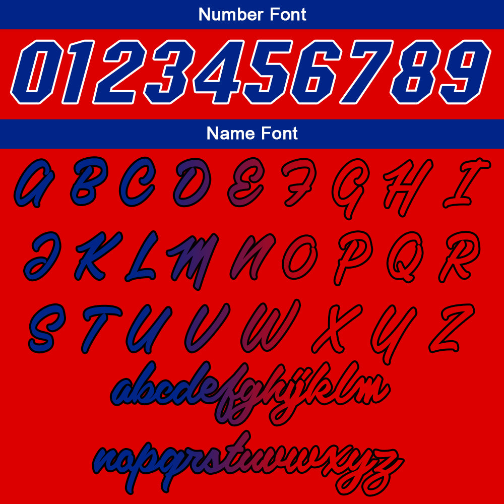 Custom Royal White Red Basketball Jersey Uniform Suit Printed Your Logo Name Number