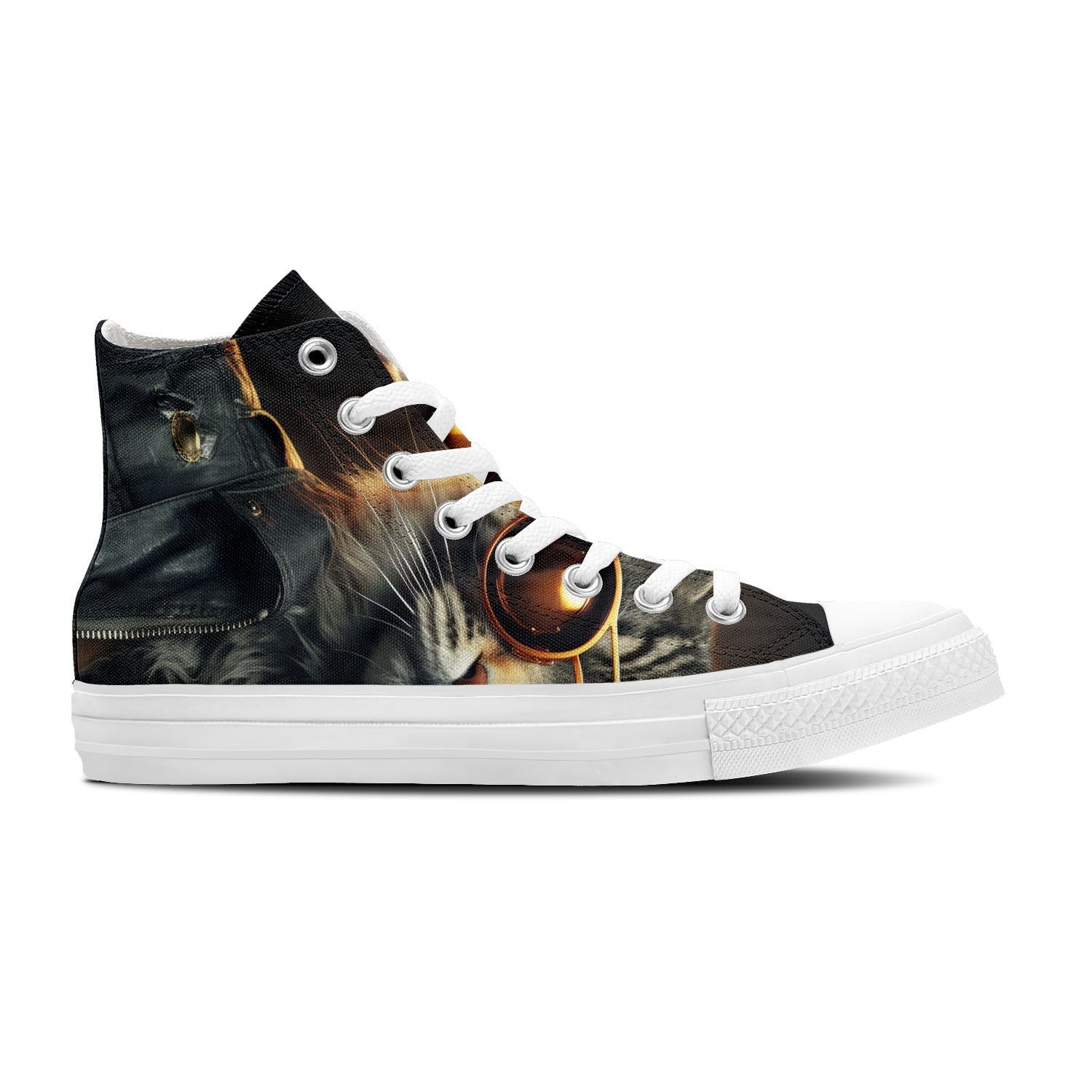 Cool Cat Canvas: Unleash Your Style with Mid-Top Canvas Sneakers for Men & Women