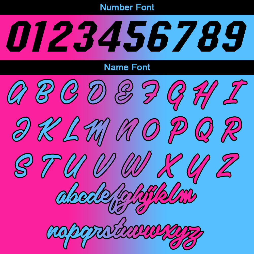 Custom Hot Pink Light Blue Basketball Jersey Uniform Suit Printed Your Logo Name Number
