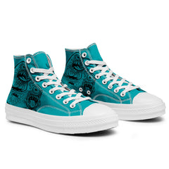 Highlight Your Fashion With Men's and Women's Mid-Top Canvas Shoes