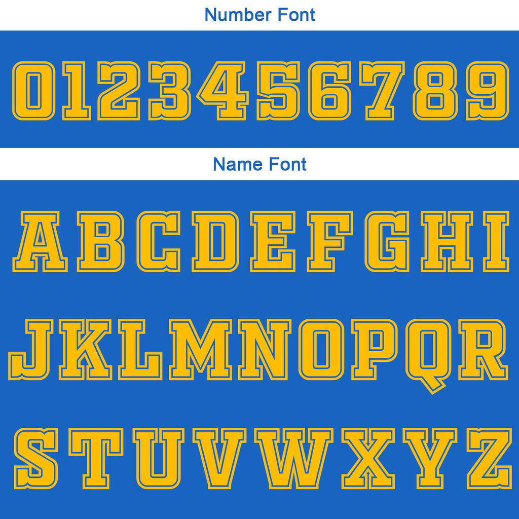 Custom Blue White Yellow Reversible Basketball Suit for Adults and Kids Personalized Jersey