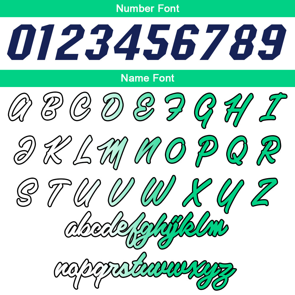 Custom White Green Navy Basketball Jersey Uniform Suit Printed Your Logo Name Number