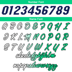 Custom White Green Navy Basketball Jersey Uniform Suit Printed Your Logo Name Number