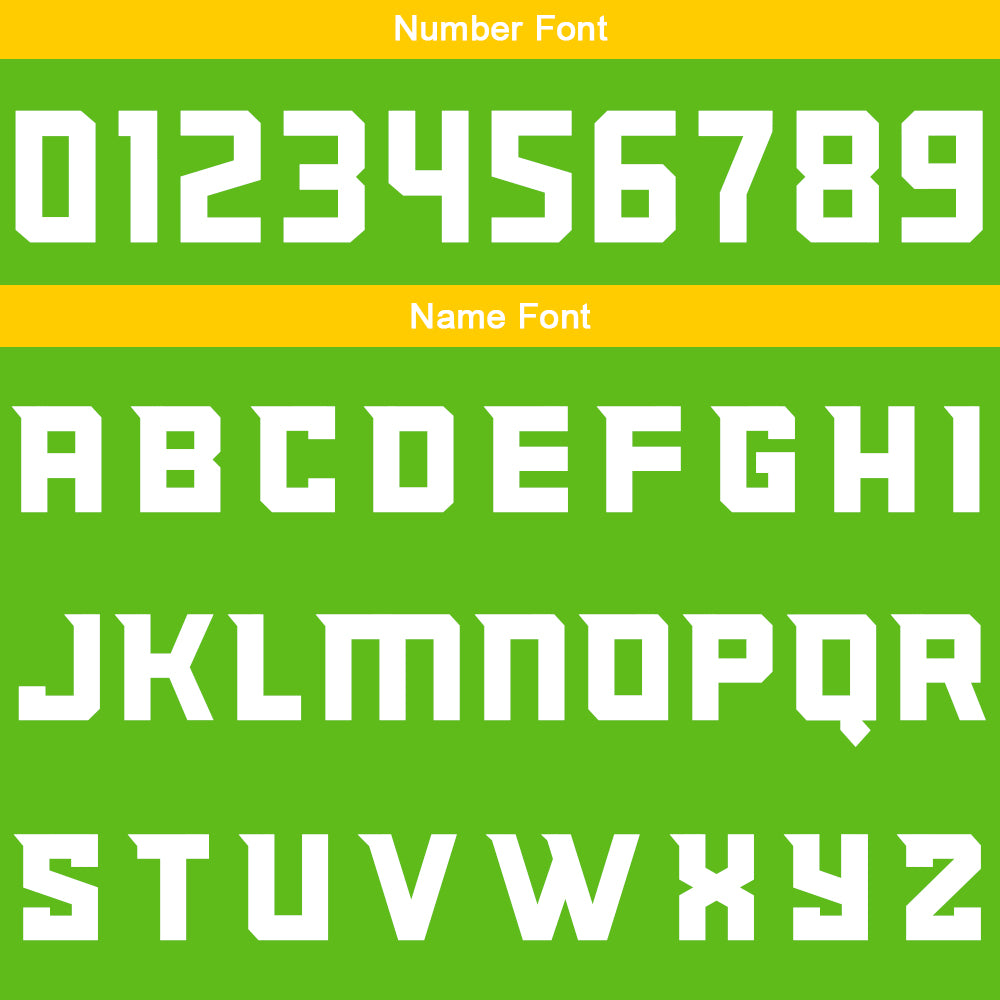 Custom Green Yellow Basketball Jersey Uniform Suit Printed Your Logo Name Number