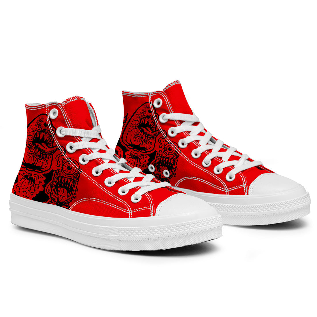 Highlight Your Fashion With Men's and Women's Mid-Top Canvas Shoes