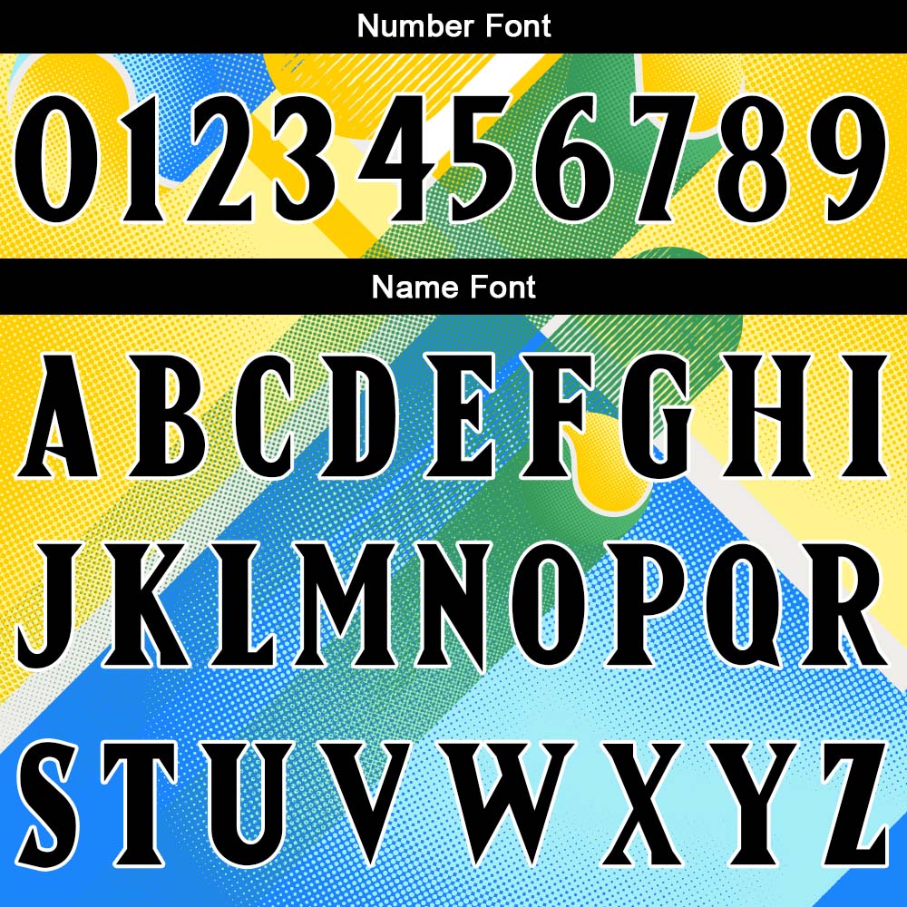 Custom Yellow Blue Basketball Jersey Uniform Suit Printed Your Logo Name Number