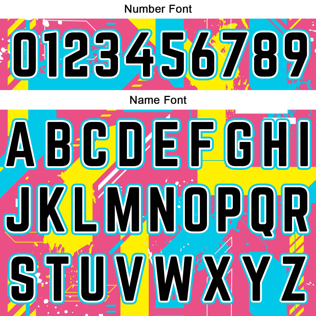 Custom Geometry Pink Yellow Basketball Jersey Uniform Suit Printed Your Logo Name Number