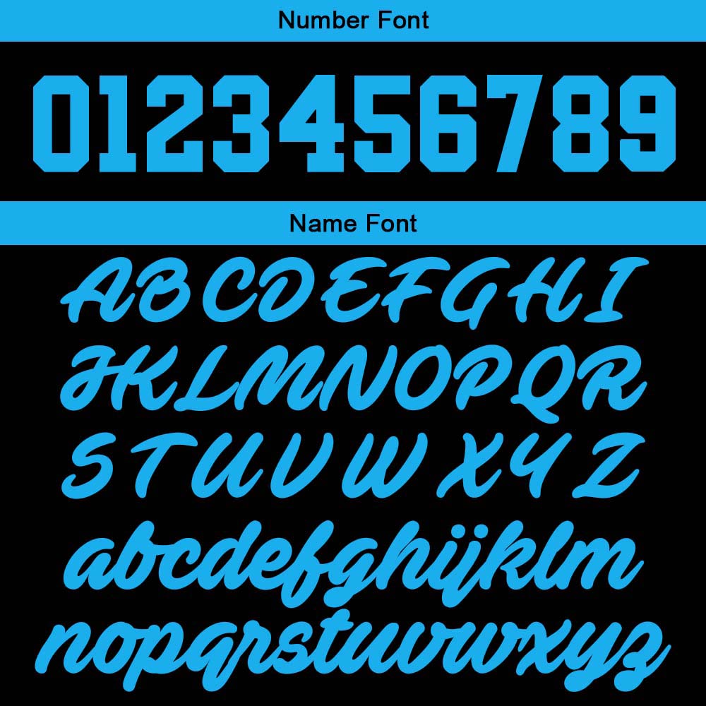 Custom Black Light Blue Basketball Jersey Uniform Suit Printed Your Logo Name Number