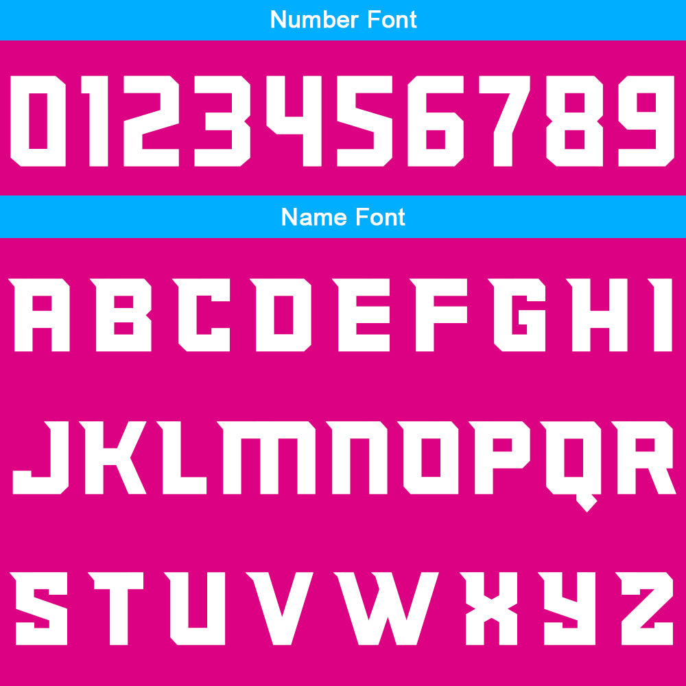 Custom Hot Pink Blue Basketball Jersey Uniform Suit Printed Your Logo Name Number