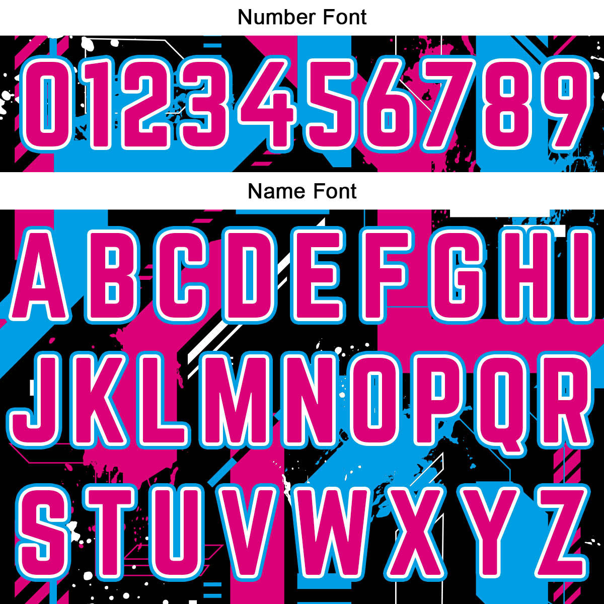 Custom Geometry Pink Light Blue Basketball Jersey Uniform Suit Printed Your Logo Name Number