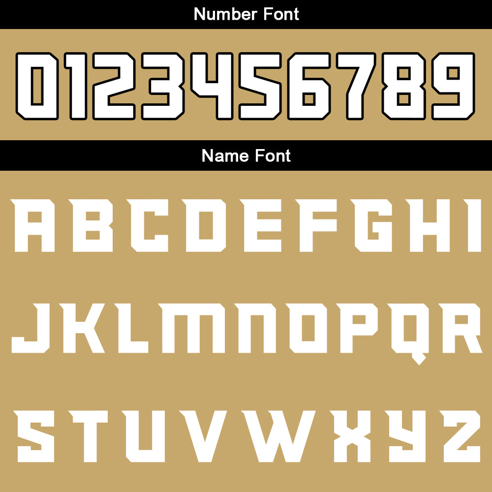 Custom Old Gold Black White Reversible Basketball Suit for Adults and Kids Personalized Jersey