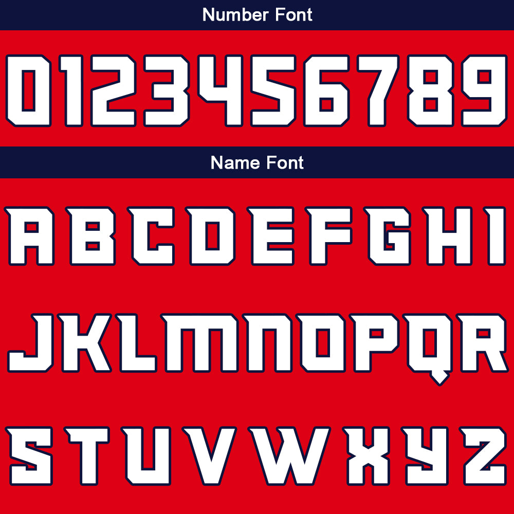 Custom Red Navy Basketball Jersey Uniform Suit Printed Your Logo Name Number