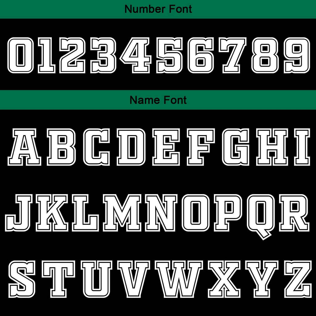 Custom Black Green White Reversible Basketball Suit for Adults and Kids Personalized Jersey