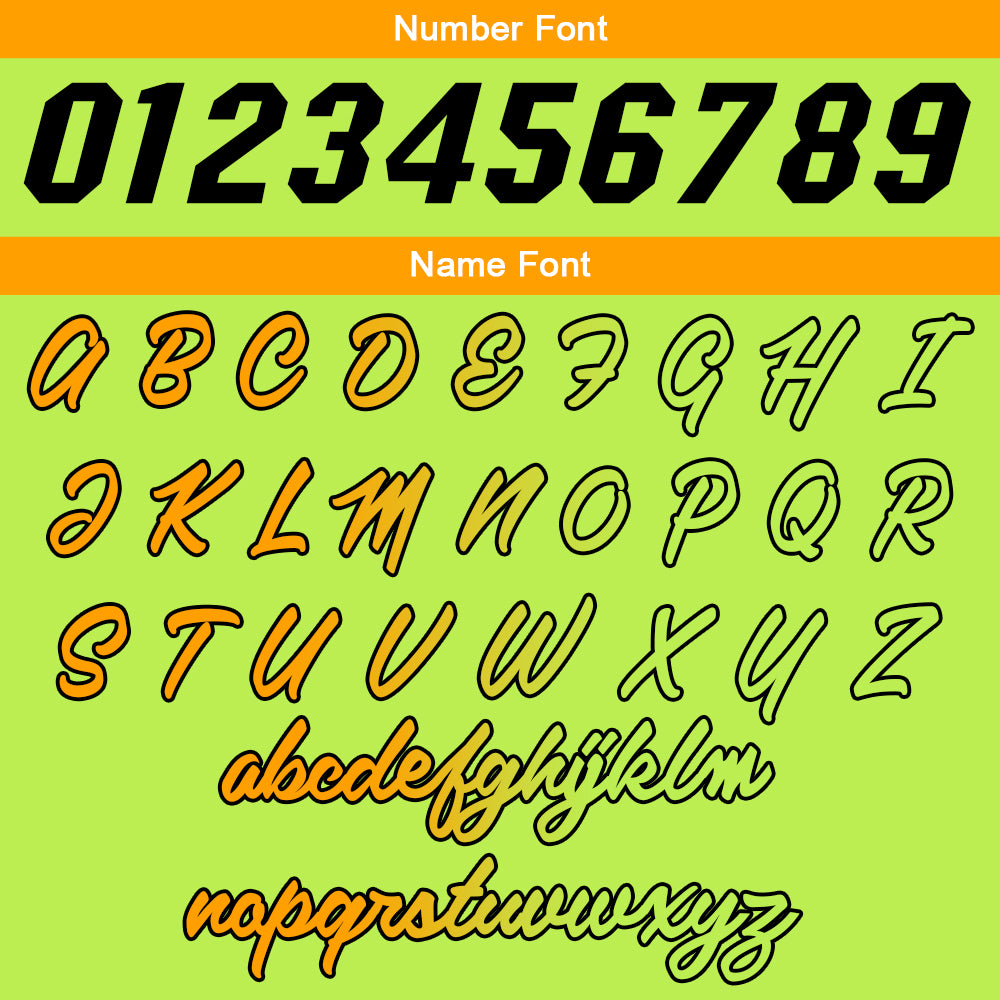 Custom Orange White Green Basketball Jersey Uniform Suit Printed Your Logo Name Number