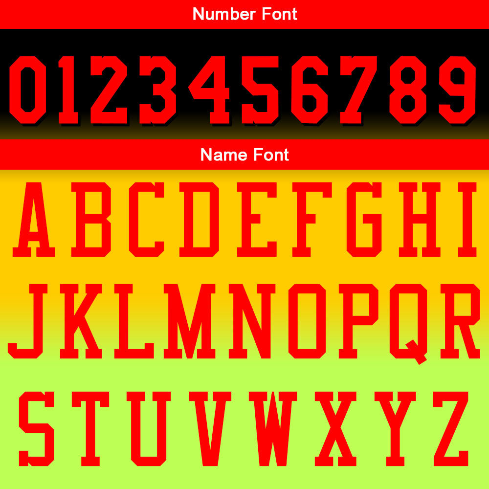 Custom Gradient Yellow Basketball Jersey Uniform Suit Printed Your Logo Name Number