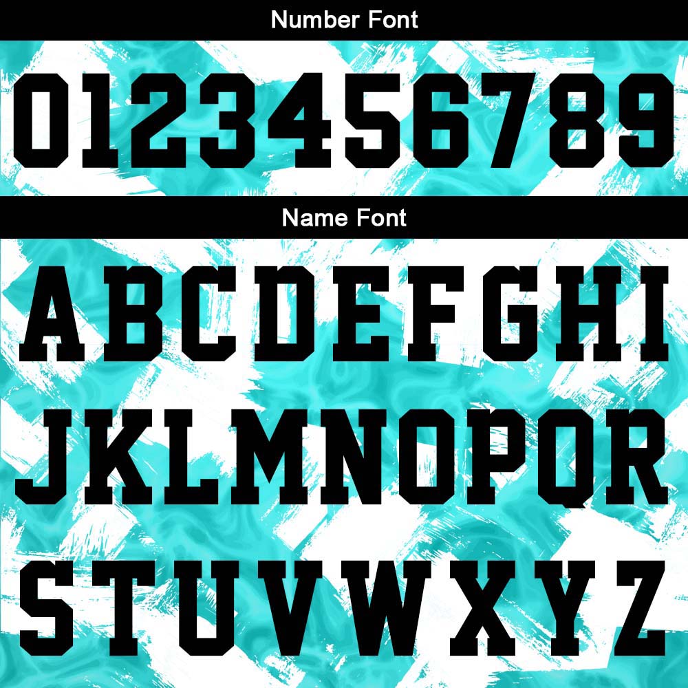 Custom Aqua White Basketball Jersey Uniform Suit Printed Your Logo Name Number