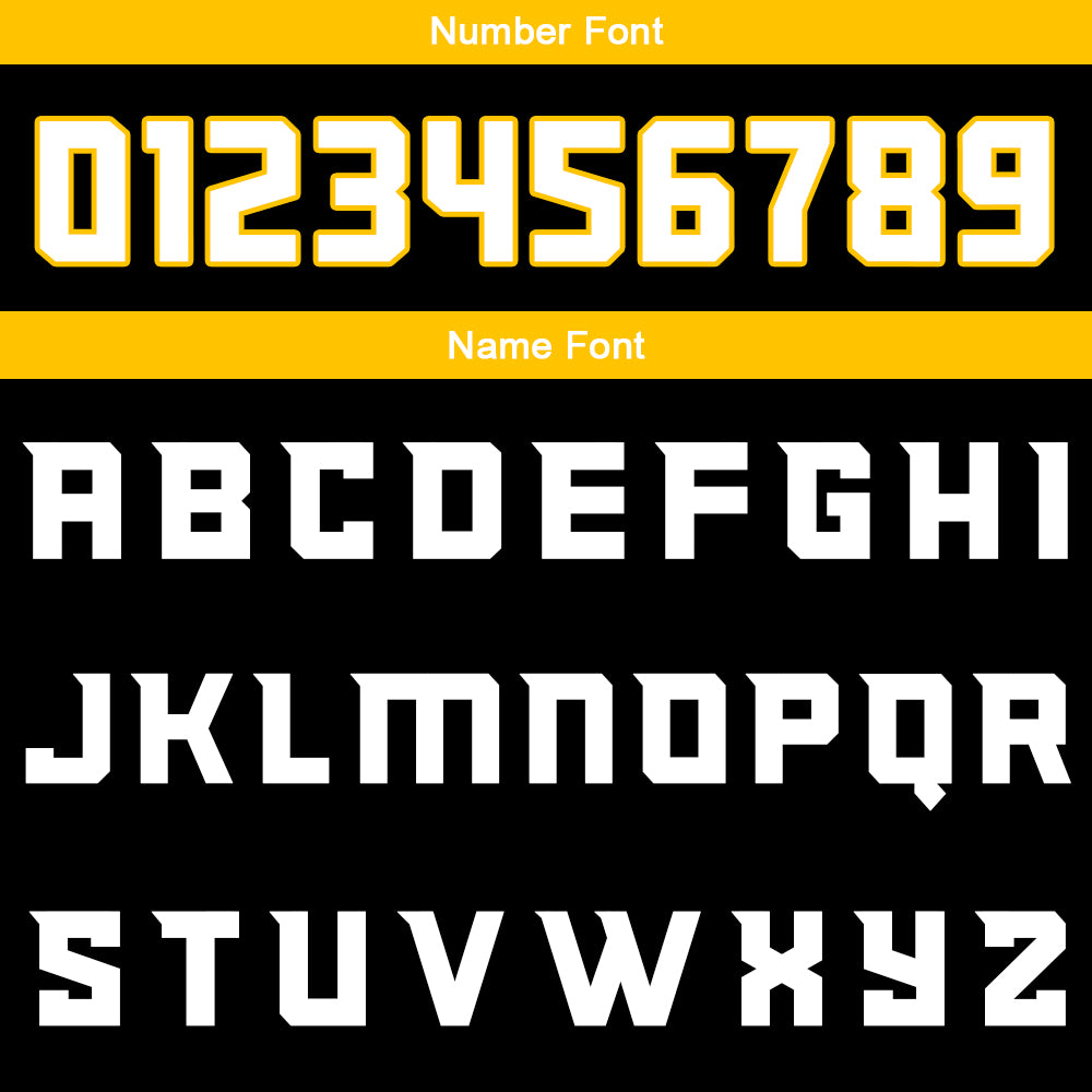 Custom Black Yellow White Reversible Basketball Suit for Adults and Kids Personalized Jersey