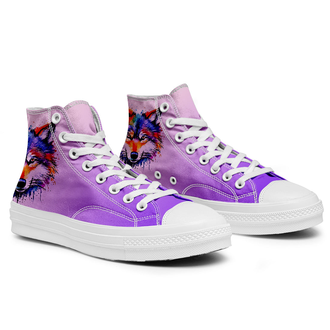 Highlight Your Fashion With Men's and Women's Mid-Top Canvas Shoes