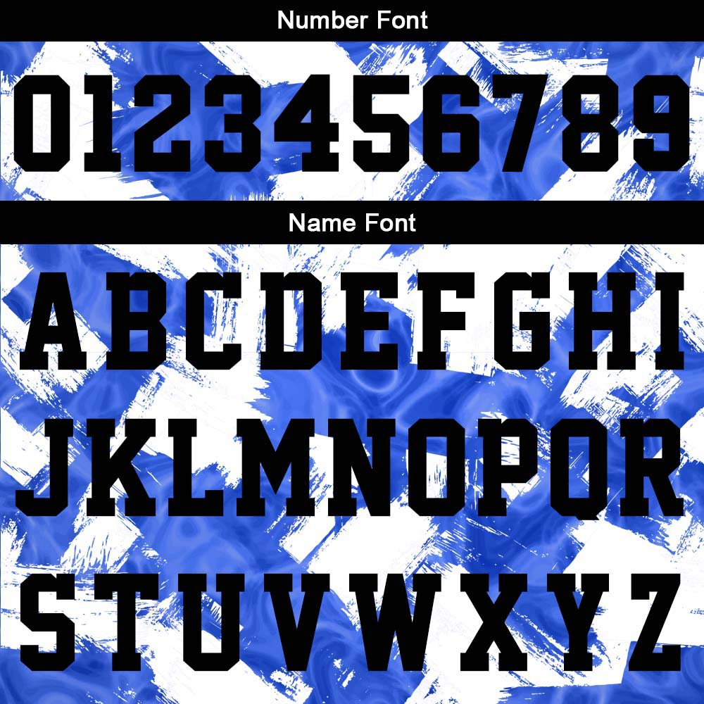 Custom Blue White Basketball Jersey Uniform Suit Printed Your Logo Name Number