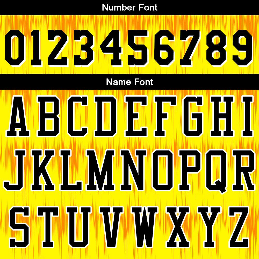 Custom Acoustic Wave Yellow Basketball Jersey Uniform Suit Printed Your Logo Name Number