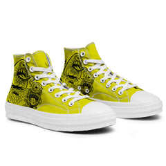 Highlight Your Fashion With Men's and Women's Mid-Top Canvas Shoes