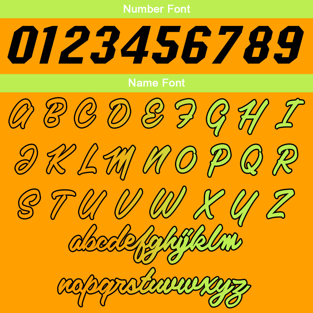 Custom White Green Orange Basketball Jersey Uniform Suit Printed Your Logo Name Number