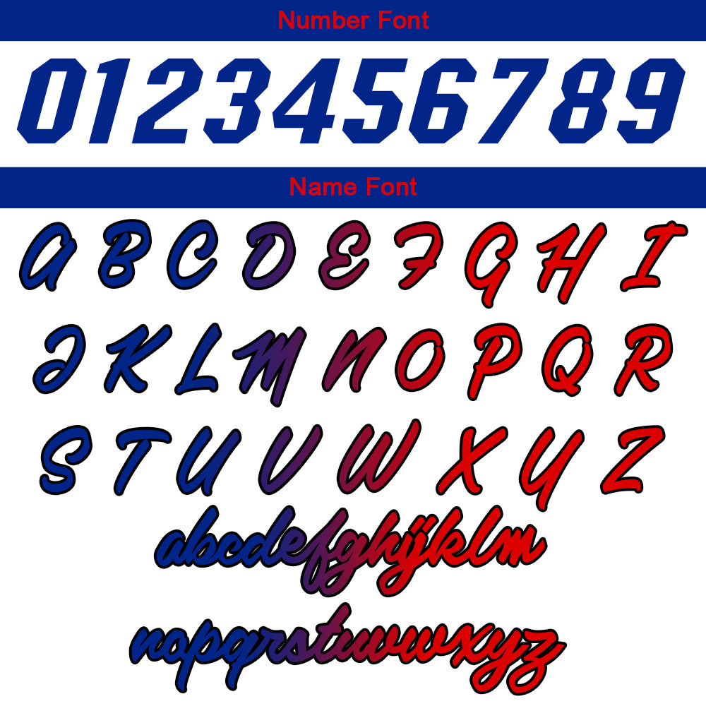 Custom White Red Royal Basketball Jersey Uniform Suit Printed Your Logo Name Number