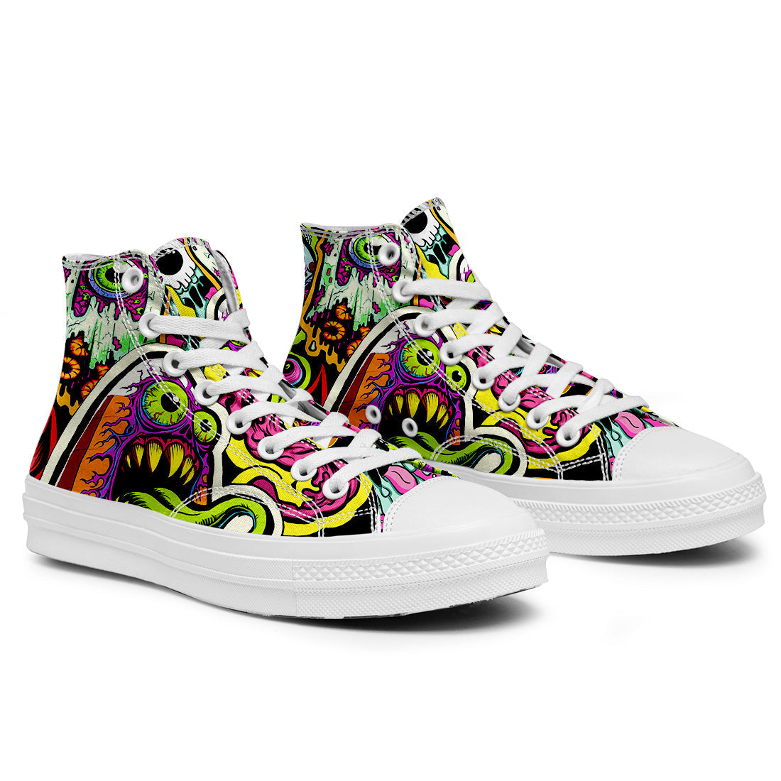 Highlight Your Fashion With Men's and Women's Mid-Top Canvas Shoes