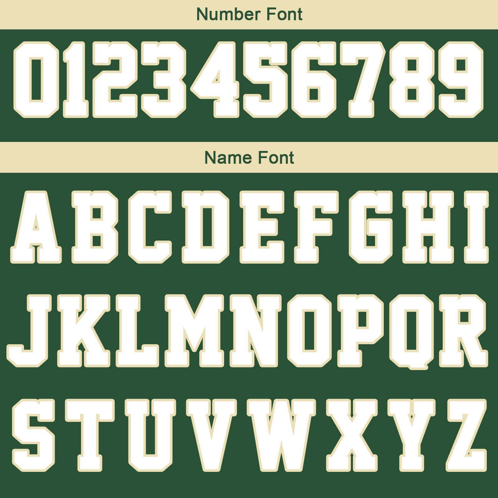 Custom Dark Green White Cream Reversible Basketball Suit for Adults and Kids Personalized Jersey