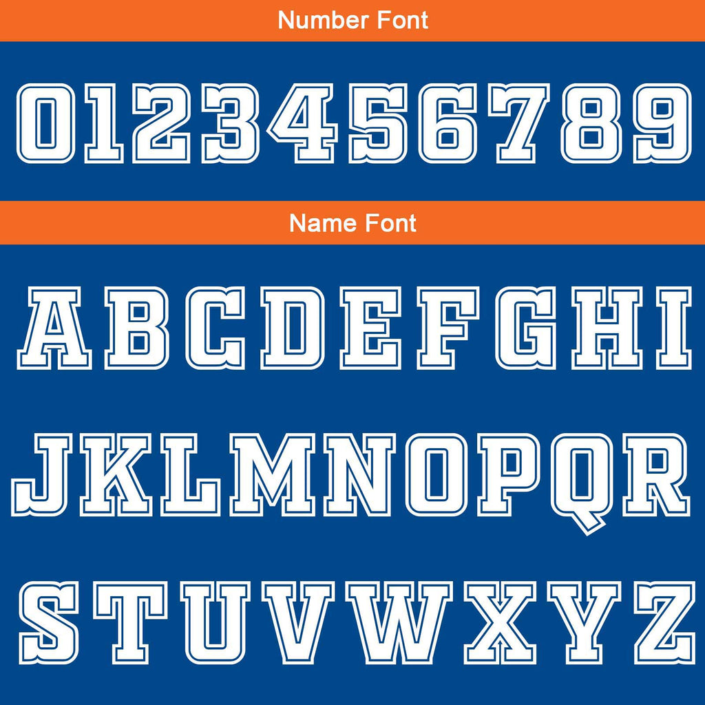 Custom Blue Orange White Reversible Basketball Suit for Adults and Kids Personalized Jersey