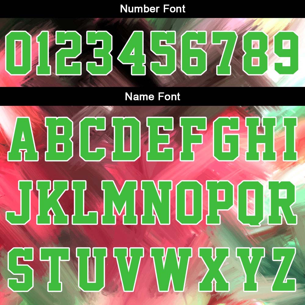 Custom Green Red Basketball Jersey Uniform Suit Printed Your Logo Name Number