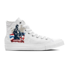Highlight Your Fashion With Men's and Women's Mid-Top Canvas Shoes