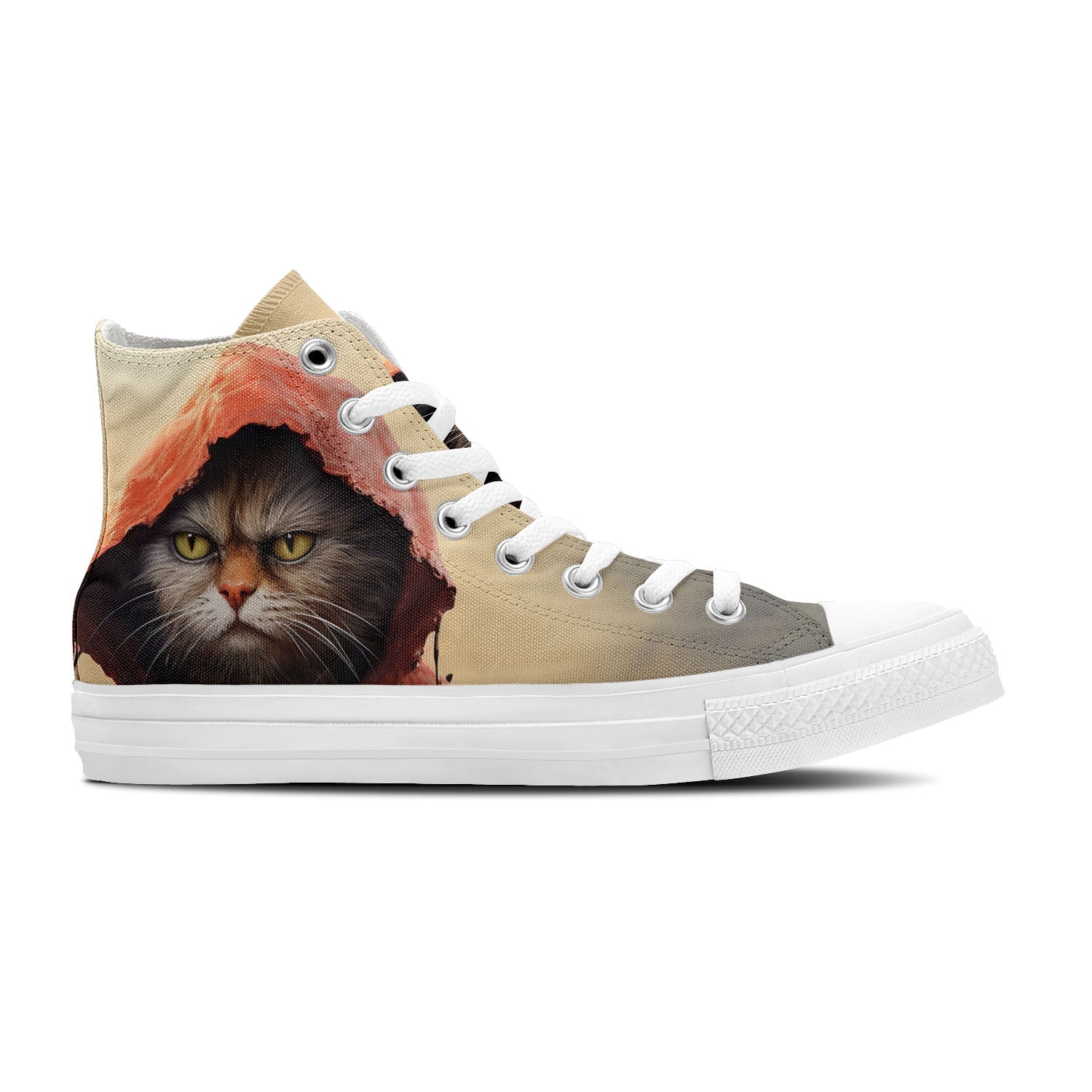 Cool Cat Vibes for Men and Women: Elevate Your Style with Mid-Top Canvas Shoes