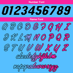 Custom Light Blue White Hot Pink Basketball Jersey Uniform Suit Printed Your Logo Name Number